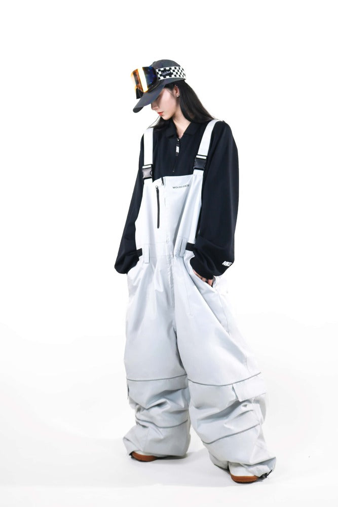 Molocoster Reflective Baggy Style Bibs - Unisex - Snowears- 