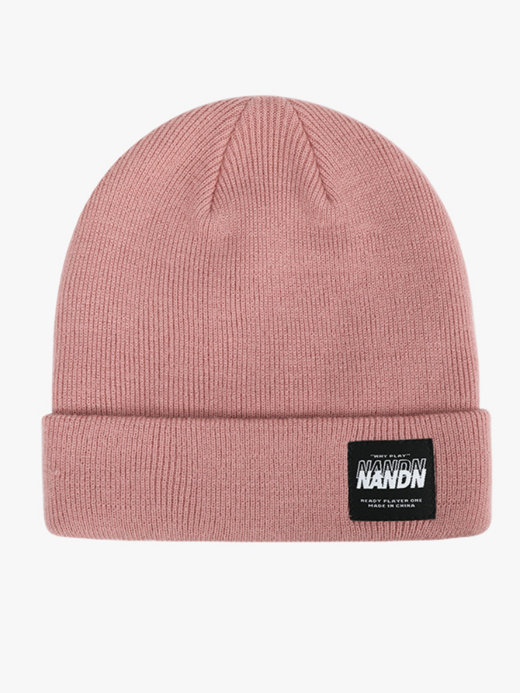 NANDN Winter Ski Tide Beanie Pink NANDN | Snowears.com