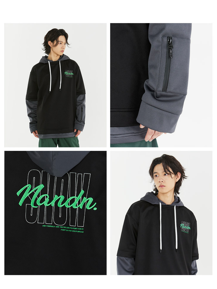 NANDN Fake Sleeves Pullover - Men's - Snowears- Hoodies & Sweaters