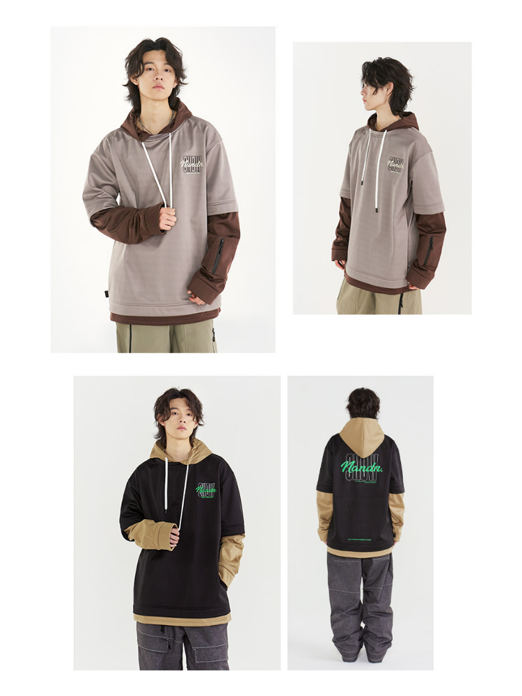 NANDN Fake Sleeves Pullover - Men's - Snowears- Hoodies & Sweaters