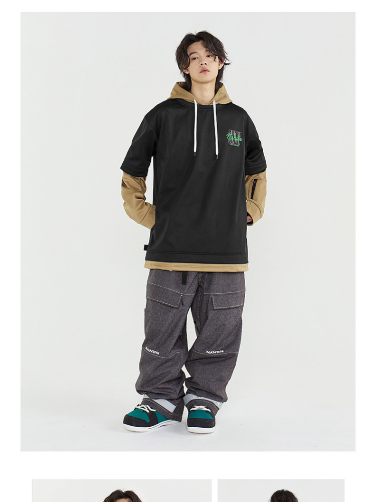 NANDN Fake Sleeves Pullover - Men's - Snowears- Hoodies & Sweaters