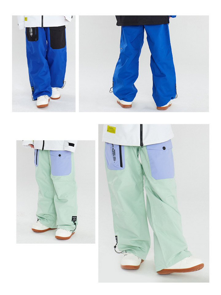 NANDN x DOLL Colorblock Country Snow Pants - Unisex - Snowears- pants