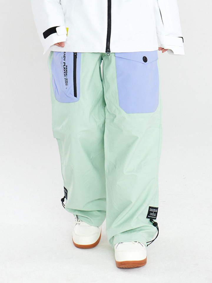 NANDN x DOLL Colorblock Country Snow Pants - Unisex - Snowears- pants