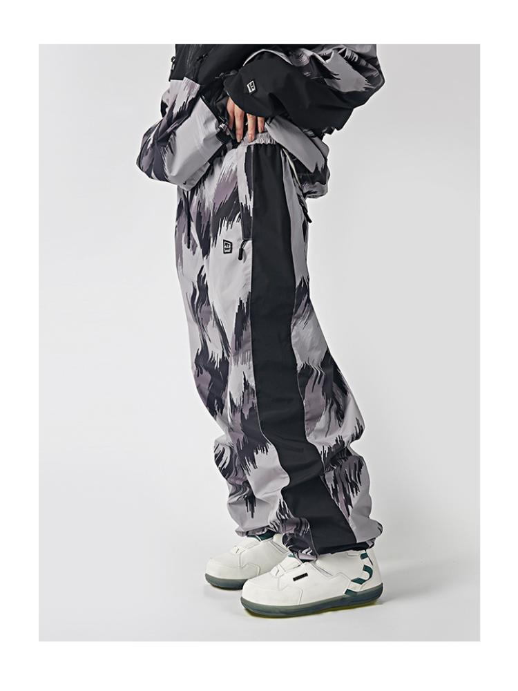 NIS Unisex Leopard Print Shell Snow Ski Pants | Snowear