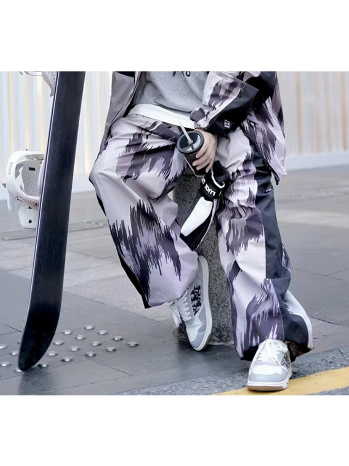 NIS Leopard Print Shell Snow Pants - Unisex | Snowears NIS Leopard Print Shell Snow Pants - Unisex | Snowears