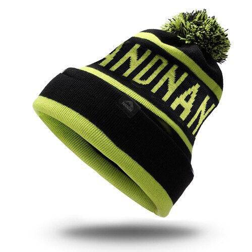 NANDN Acrylic Knit Cuff Beanie - Snowears-snowboarding skiing jacket pants accessories