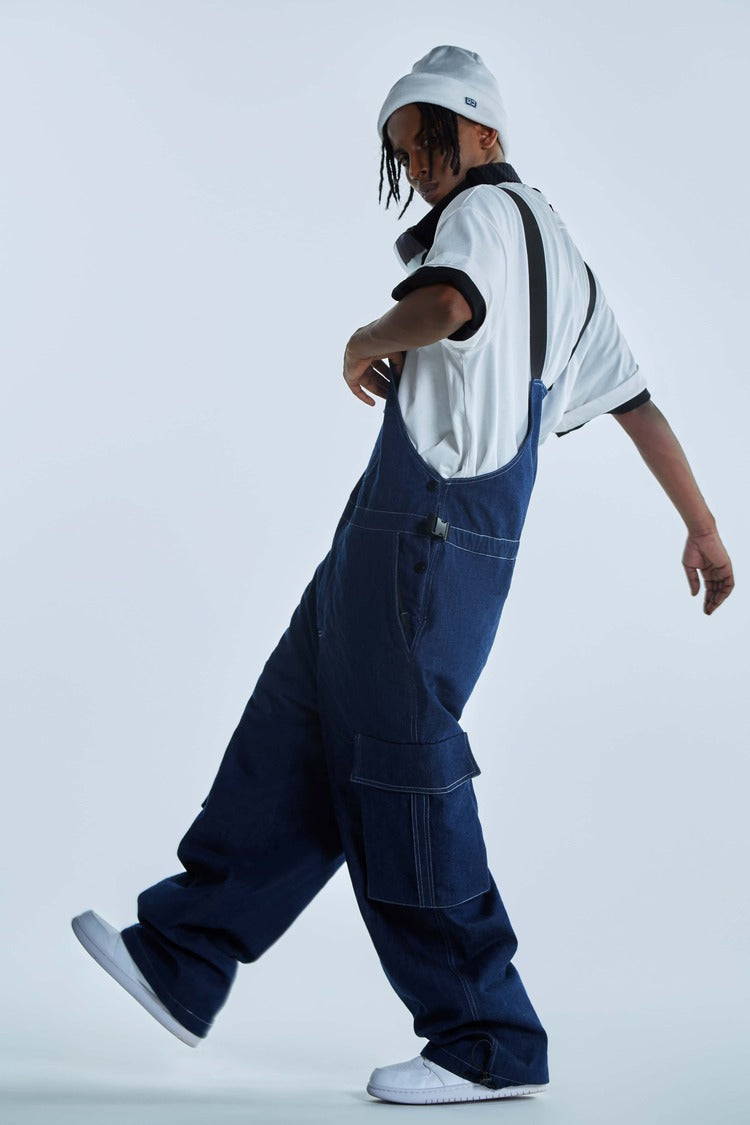 RenChill Panda Jeans Baggy Style Bibs - Unisex - Snowears- bibs