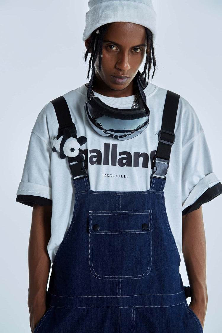 RenChill Panda Jeans Baggy Style Bibs - Unisex - Snowears- bibs