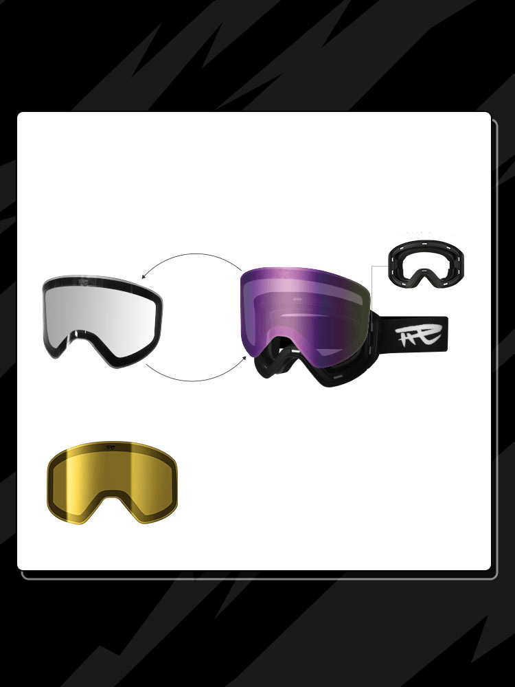 REV Sports Asain Fit Goggles - Snowears- goggle