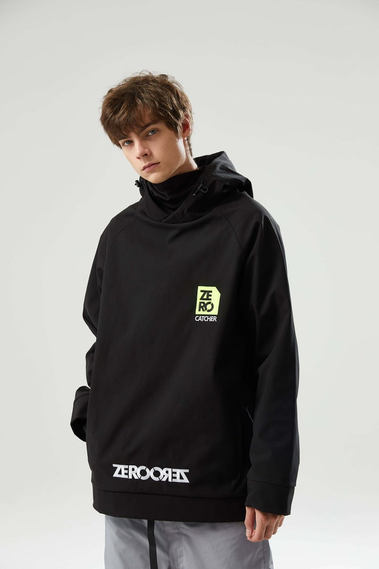 ZERO Catcher Frostner Hoodie - Unisex Black ZERO Catcher | Snowears.com